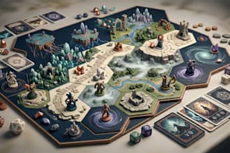 custom board game tabletop game card game mechanics game artwork tarot card tcg