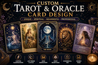 design tarot cards spiritual cards  zodiac cards oracle deck