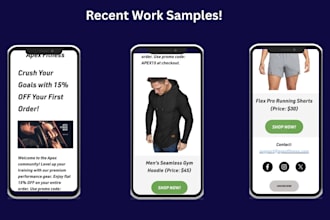 design responsive mailchimp email template and embedded form setup