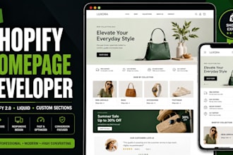 clone, build, design, redesign shopify website or dropshipping shopify store