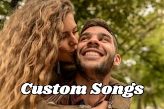 sing custom song for birthday anniversary, wedding, love song, music production