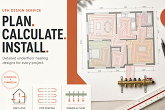 underfloor heating ufh design heating calculation floor plan pipe layout