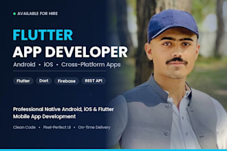 build a custom flutter app for ios and android with firebase