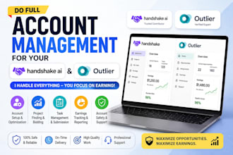 do full management for your outlier and create your handshake ai account