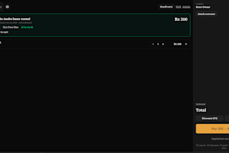 build a pos and inventory system with barcode