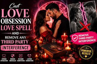 cast love obsession love spell and remove any third party interference