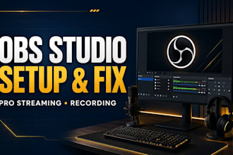 setup and fix obs studio for professional streaming and recording