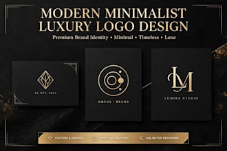 design modern minimalist luxury business logo design