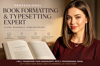 den innenteil ihres buches professionell formatieren, setzen und gestalten