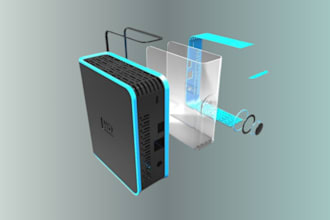design onsumer electronics cad in solidworks fusion 360 for prototype and dfm