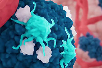 create 3d medical animation molecular moa animation cellular pathway animation