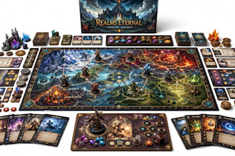 design custom board game card game board design tabletop map tcg board game art