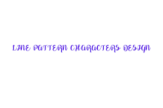 pattern line charcter for input and output of lines
