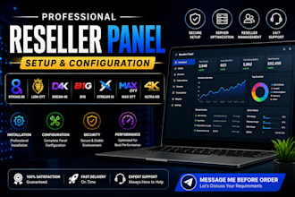 deliver reseller panel, strong 8k, lion ott,dream 4k,b1g, xtream ui,max ott,4k