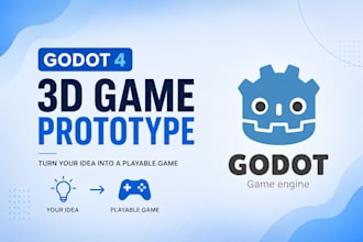 a 3d game prototype in godot 4