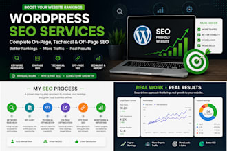 do complete on page and technical SEO for your wordpress website