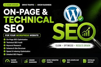 optimize your wordpress website with on page and technical SEO