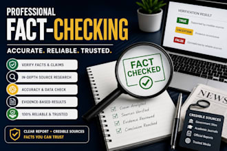 fact check and proof read your content