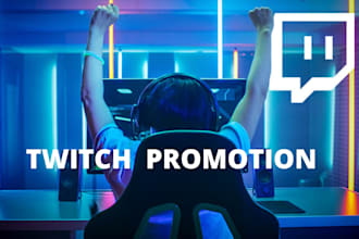 organically promote and bring the live viewers to your twitch channel