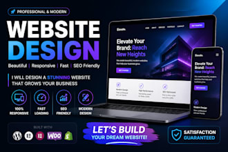 create a lading page shoe website and cloth website