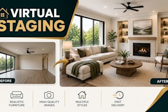 virtual staging and renovation for real estate