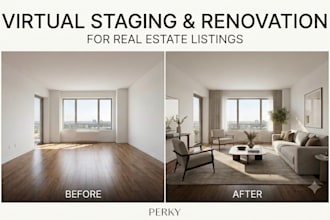 virtual staging and renovation for real estate
