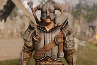 bannerlord, skyrim, bg3, l4d2, elden ring, fallout, witcher 3 model assets armor