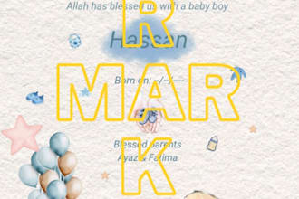 design editable birthday,engagement,nikah invitation cards with canva link