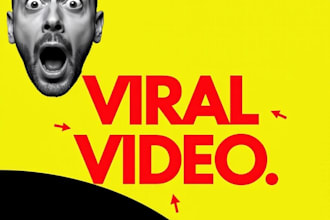 design viral facebook and tiktok thumbnail in 2 hours