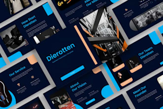 create a premium company profile and powerpoint presentation
