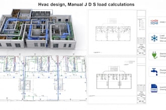 design mep hvac electrical and plumbing drawings in autocad revit