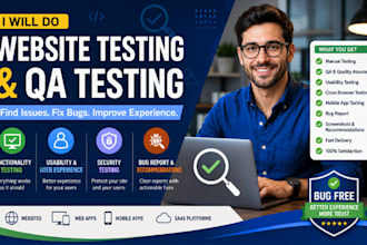 do website testing and QA testing