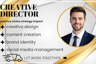 be your creative director for visual strategy and guidelines