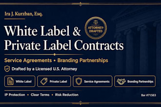 write a custom white label service agreement to protect your