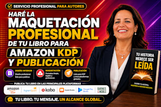 haré la maquetación profesional de tu libro para amazon KDP y publicación