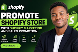 promote shopify store with shopify marketing and sales promotion