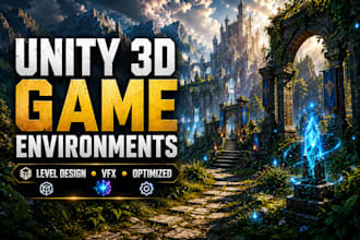 create immersive 3d game environments in unity