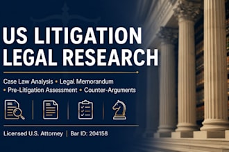 research opposing case law and prepare counter arguments for your lawsuit