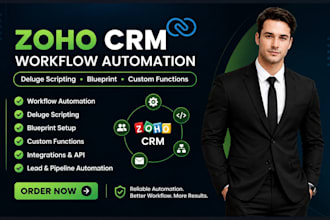 setup zoho crm workflow automation deluge scripting and integration