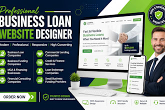 build business loan website student loan website and web app