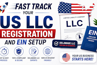 fast track your non US llc registration and ein setup  delaware llc for non US
