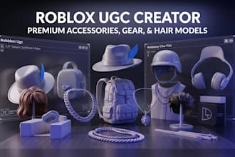 build quality roblox ugc items, accessories, roblox hair and game assets