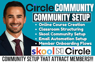 circle so community promotion circle so setup circle so online course website