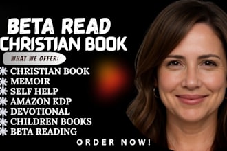 beta read critique edit christian books memoir devotional self help amazon kdp
