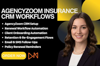build agencyzoom insurance CRM for renewals onboarding and retention automation