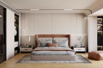 create interior design, 3d rendering interior