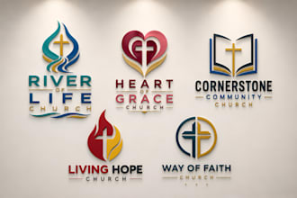 custom faith based church logo to uplift your congregation