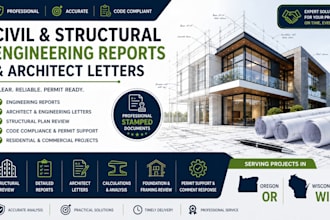 civil and structural engineering reports and architect letters oregon wisconsin