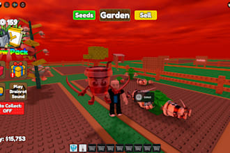 do roblox full game creation, steal a brainrot, grow a garden or simulator game