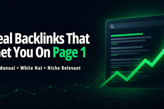 get your website ranking with real backlinks